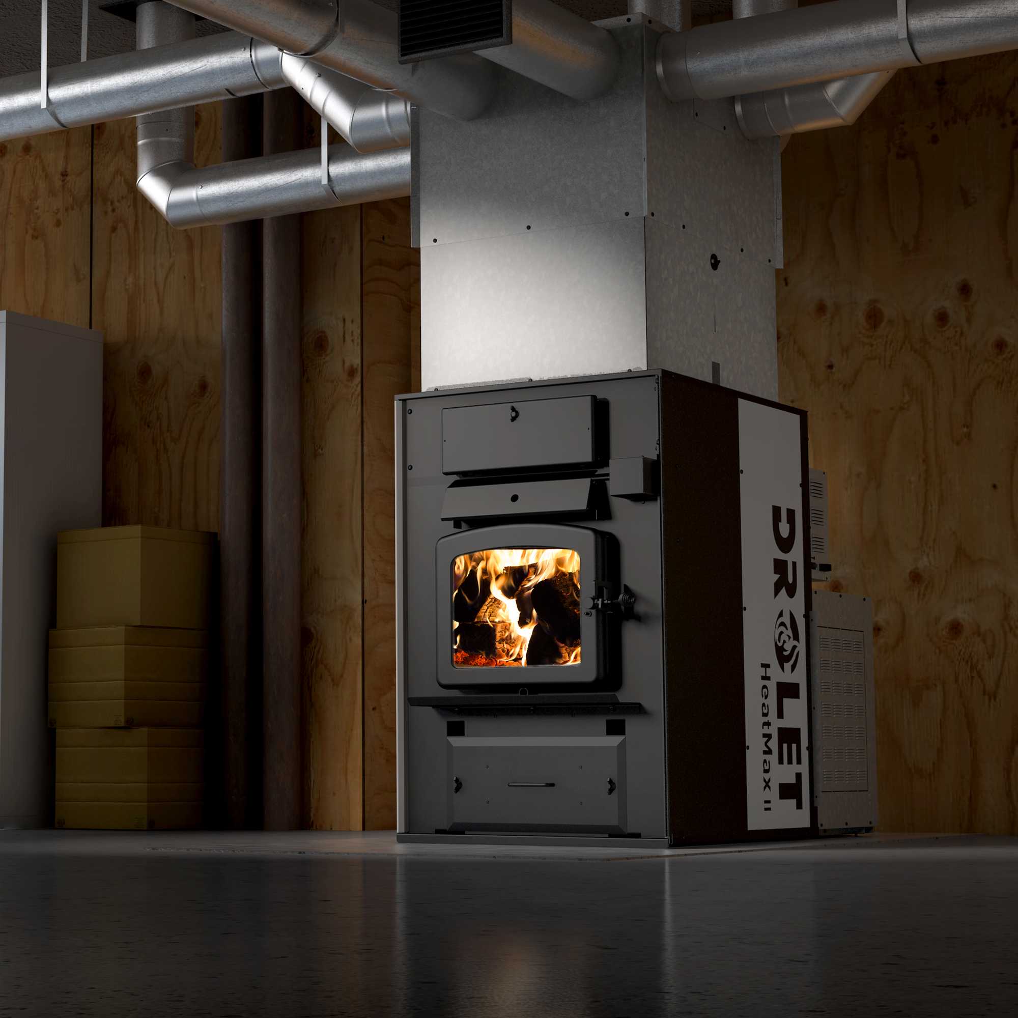 Wood Furnaces Simplified Installation Drolet