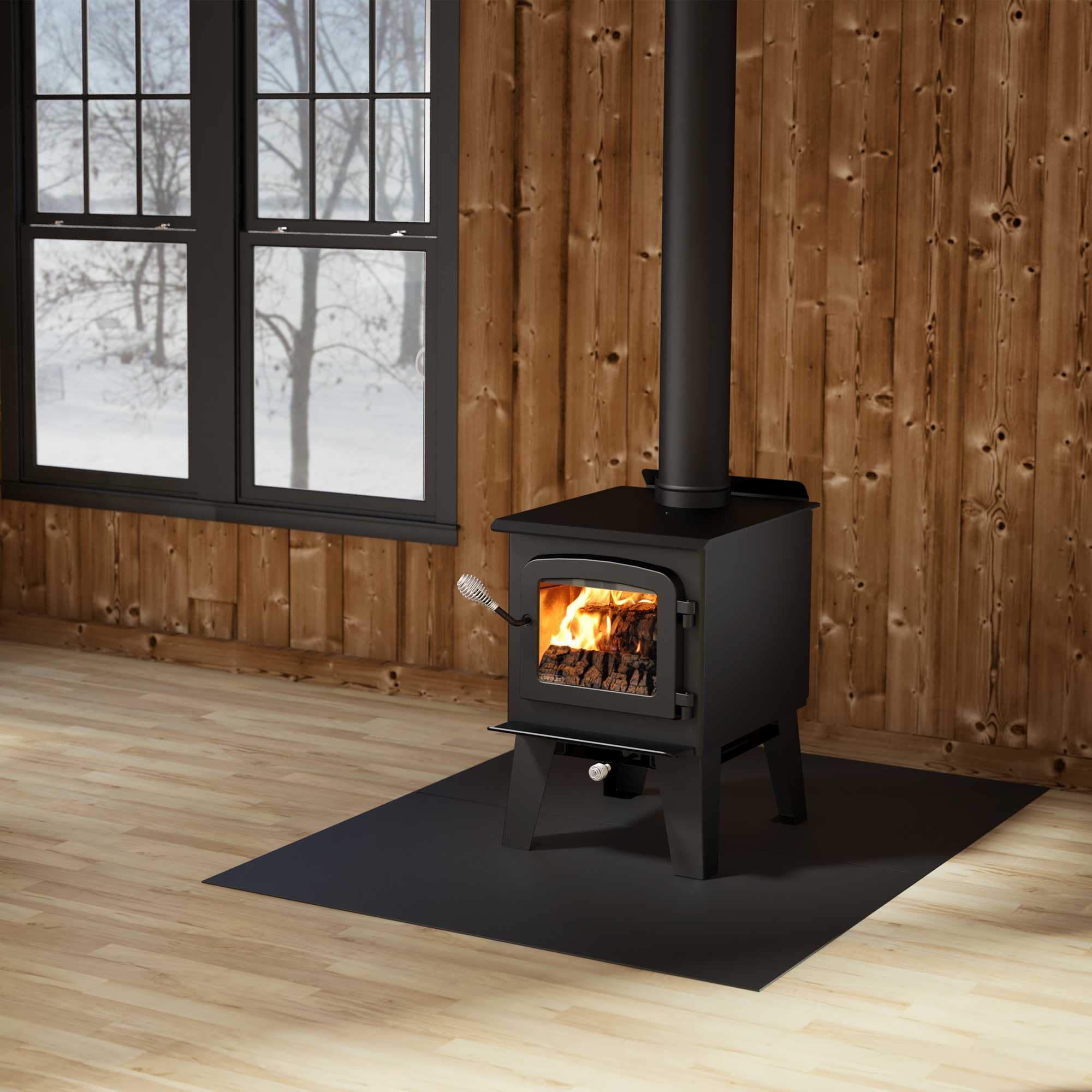 High Efficiency Wood Stoves Made In Canada Drolet   DB03401 Spark II H 